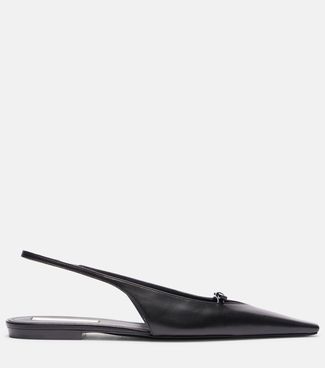 Slingback-Ballerinas aus Leder | Victoria Beckham