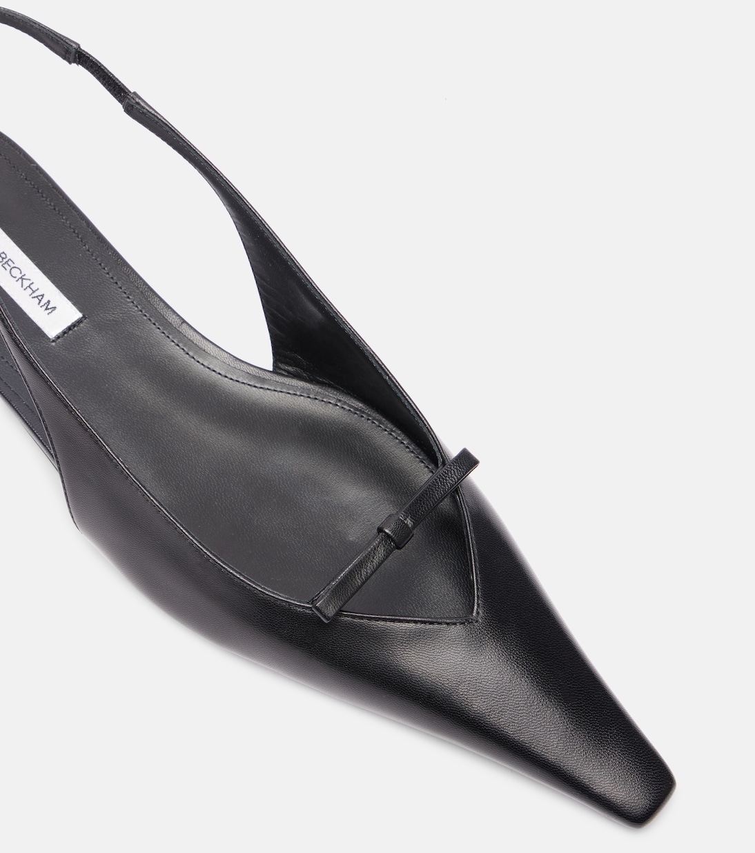 Slingback-Ballerinas aus Leder | Victoria Beckham