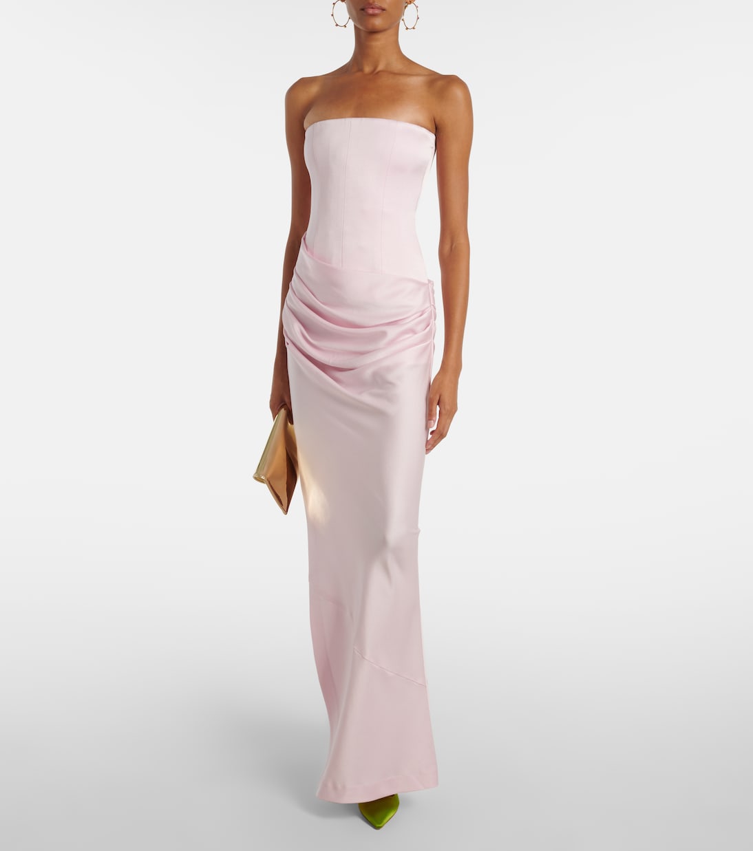 Draped bustier gown | Alex Perry