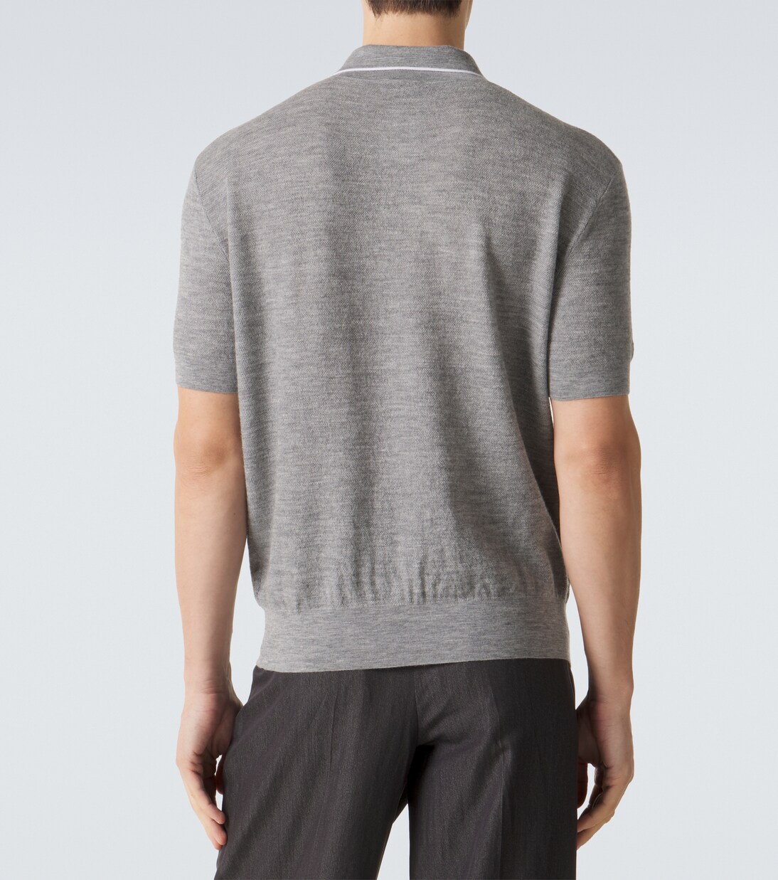 Polohemd aus Kaschmir und Seide | Giorgio Armani