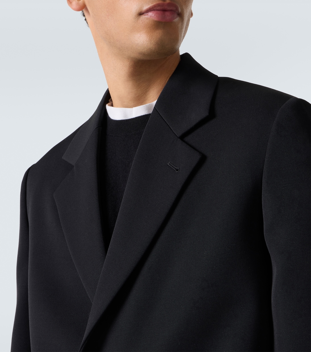 Compa virgin wool gabardine coat | The Row