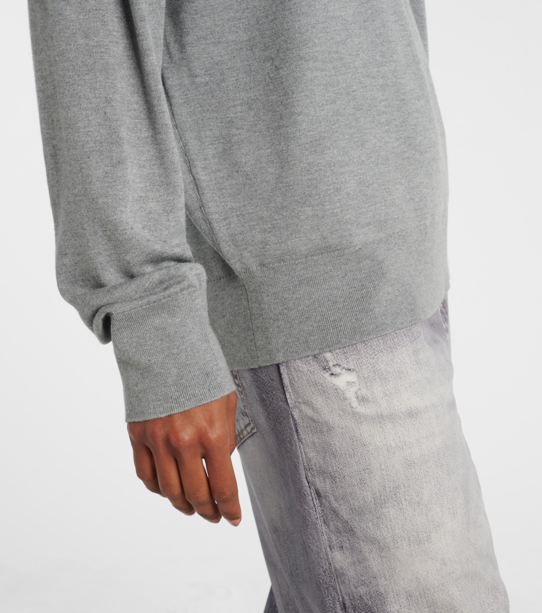 Koyalt silk, wool, and cashmere sweater | Acne Studios