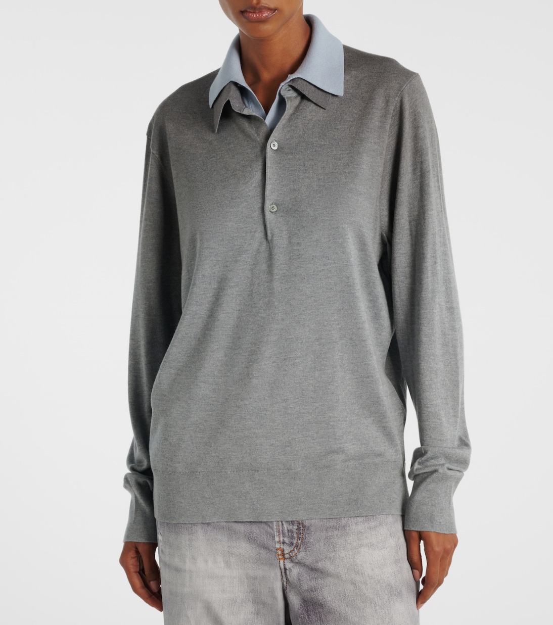 Koyalt silk, wool, and cashmere sweater | Acne Studios