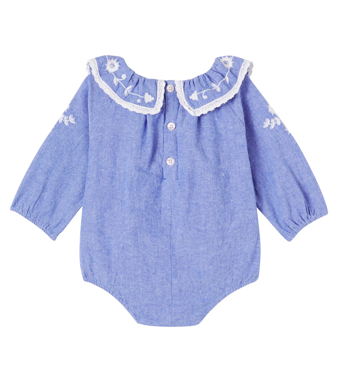 Baby Ilani cotton chambray playsuit | Louise Misha