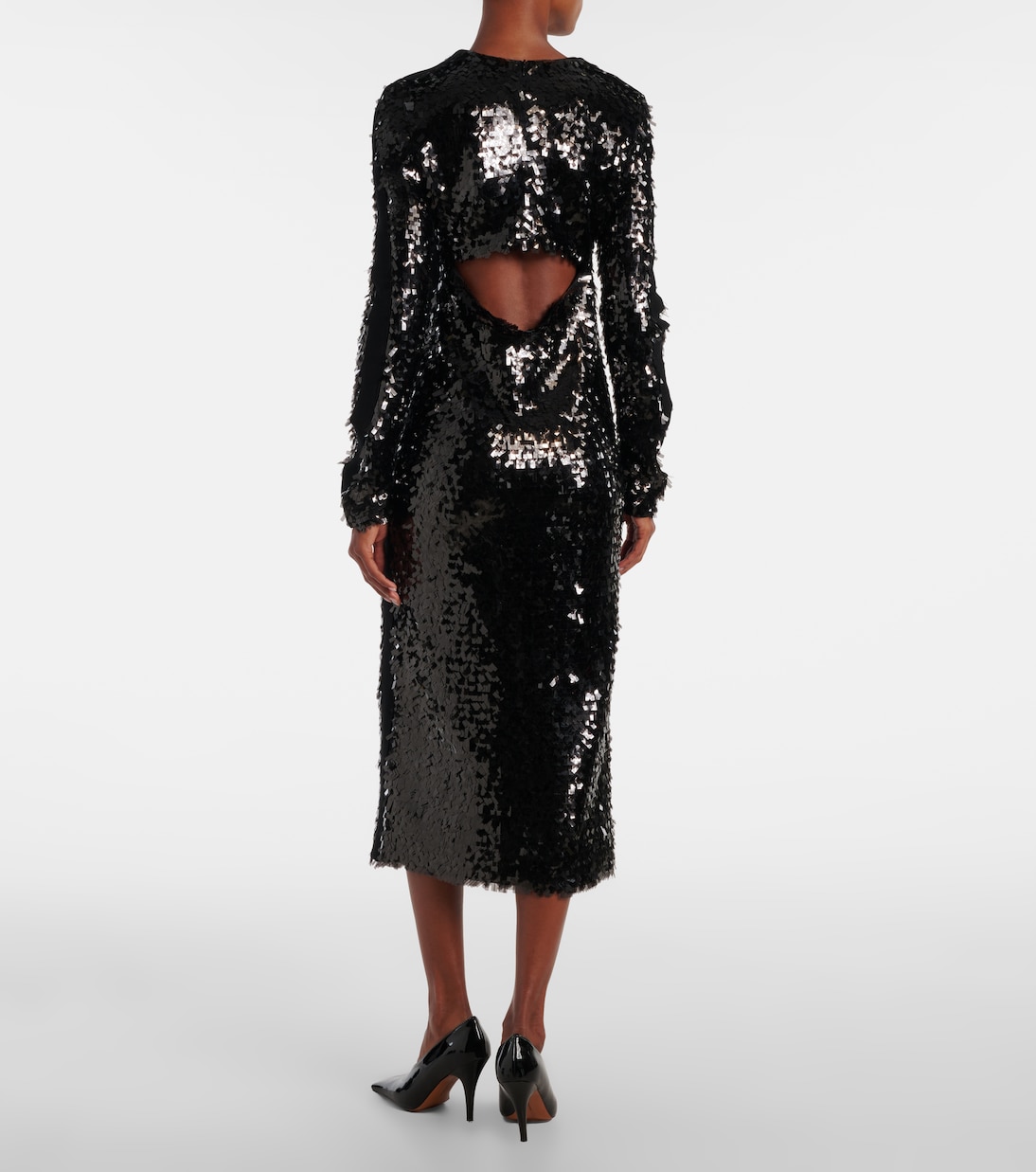 Abito midi Elleni in jersey con paillettes | Sportmax