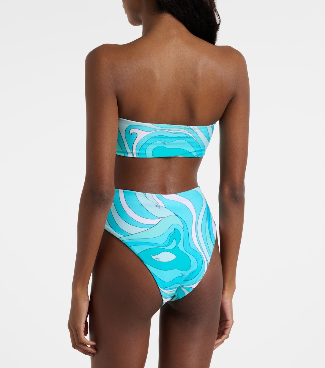 Marmo high-rise bikini bottoms | Pucci
