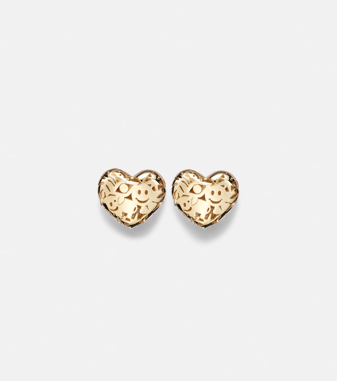 Puffy Icon Wallpaper Small 14kt gold earrings | Sydney Evan