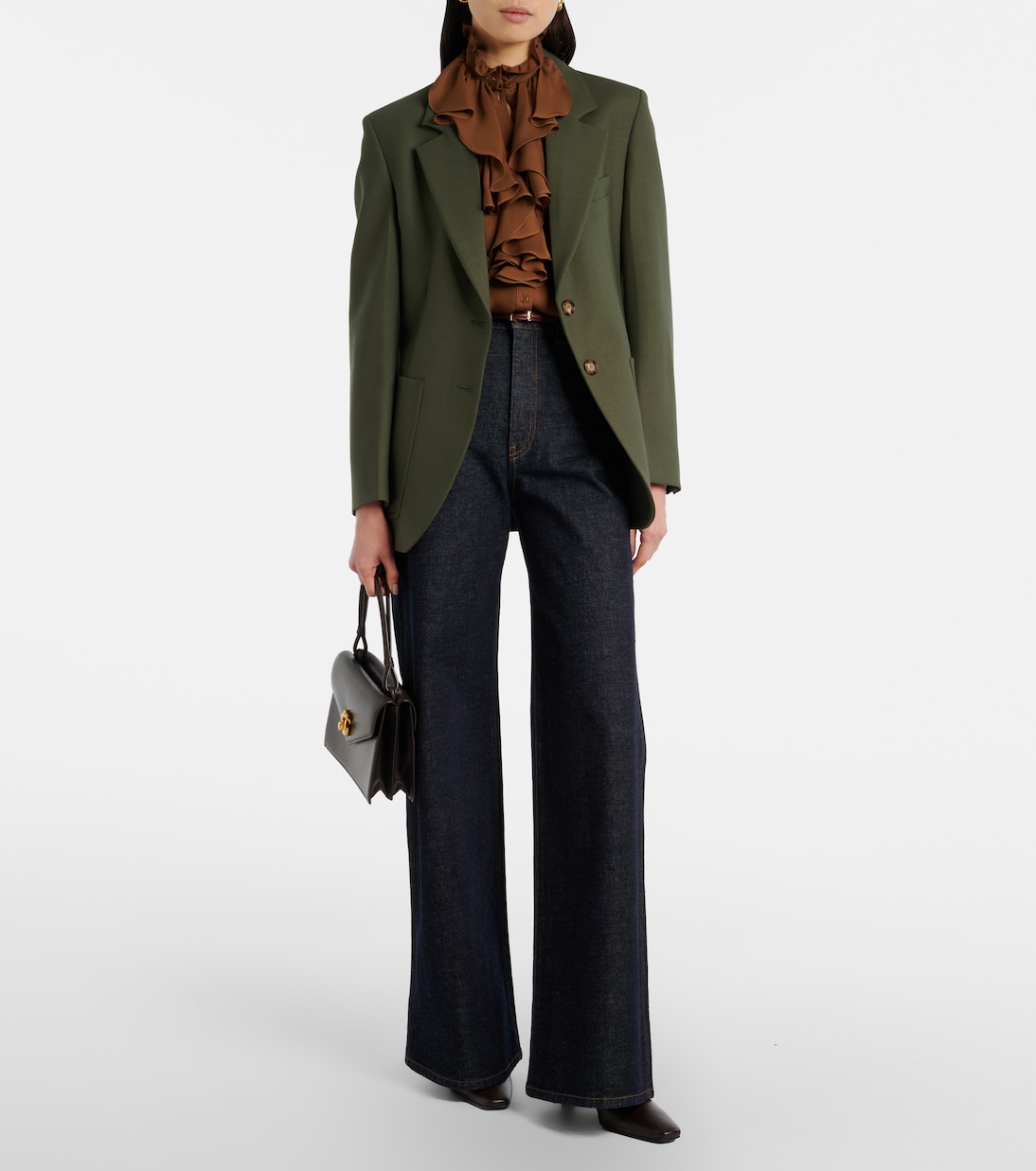 Ruffled silk blouse | Nili Lotan