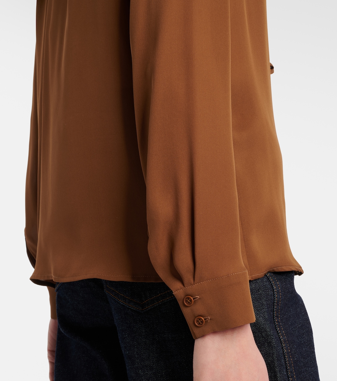 Ruffled silk blouse | Nili Lotan