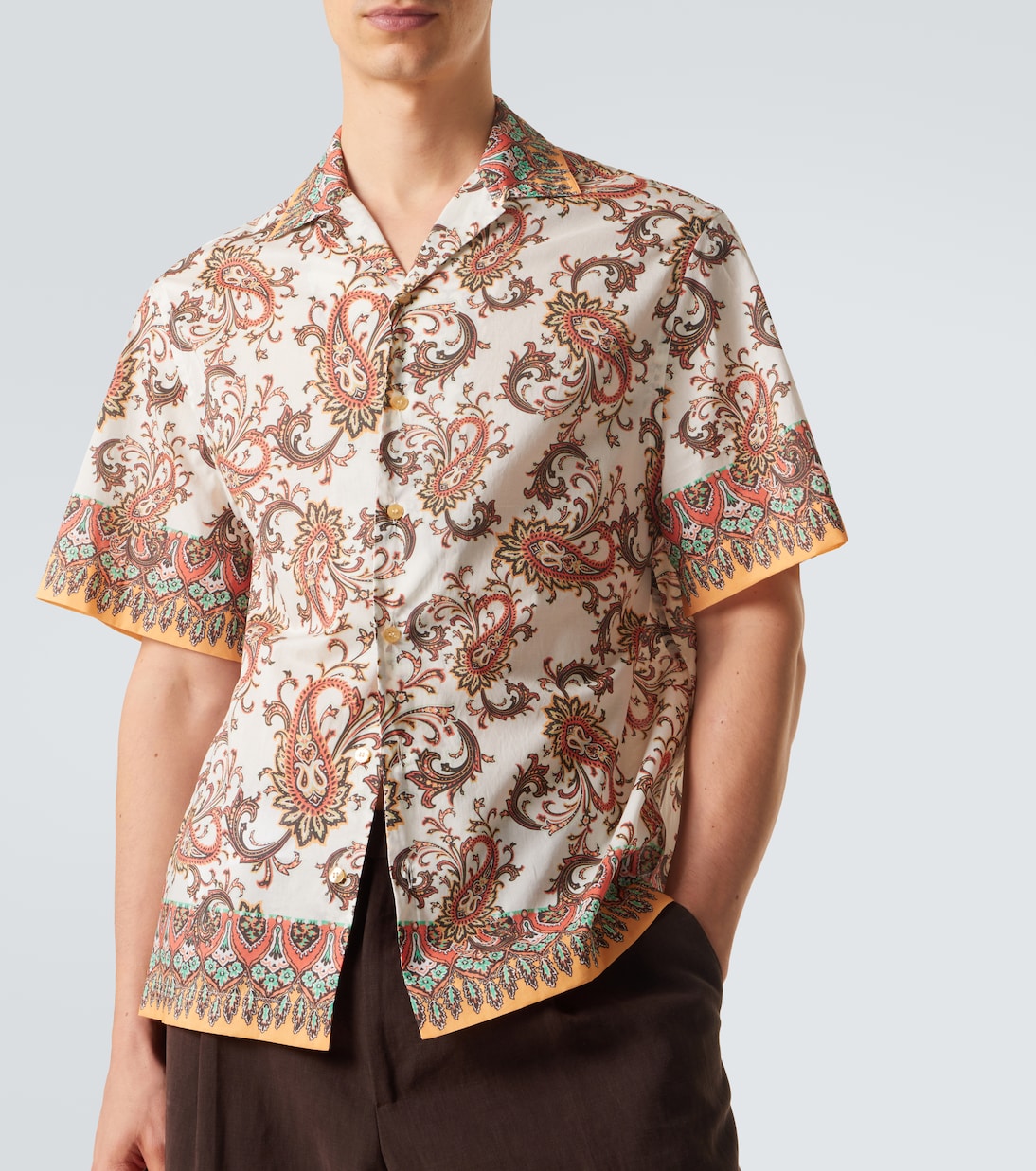 Paisley cotton bowling shirt | Etro