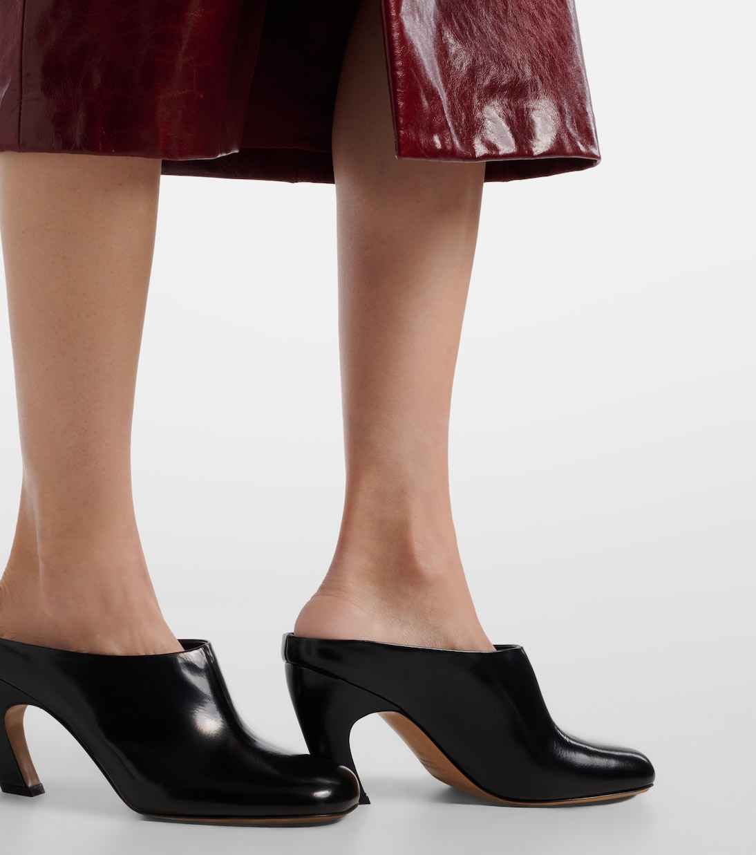 Mules Mica 80 aus Leder | Le Monde Béryl
