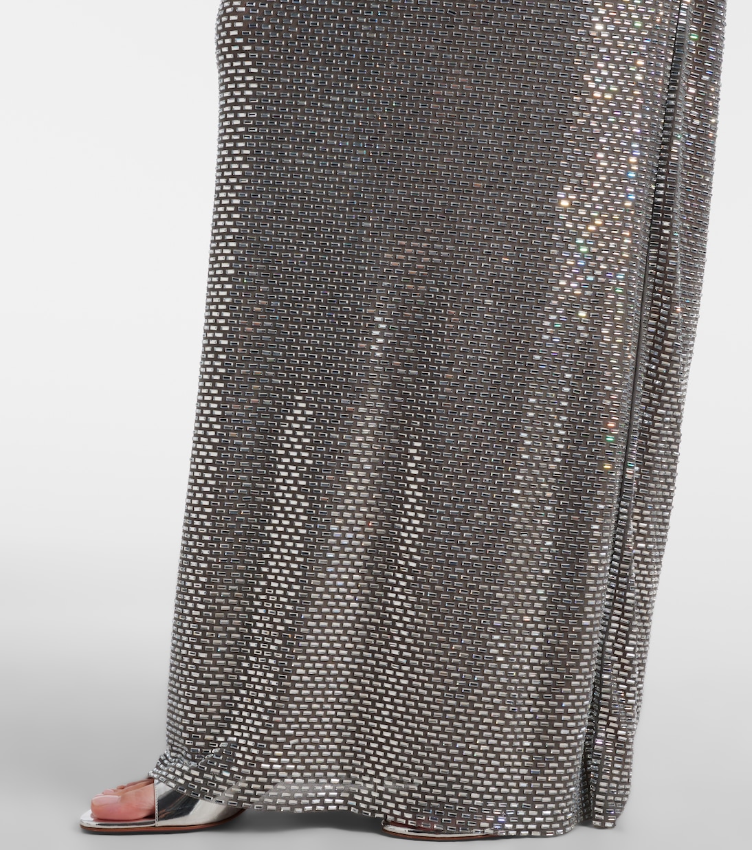 One-Shoulder-Robe mit Kristallen | Self-Portrait