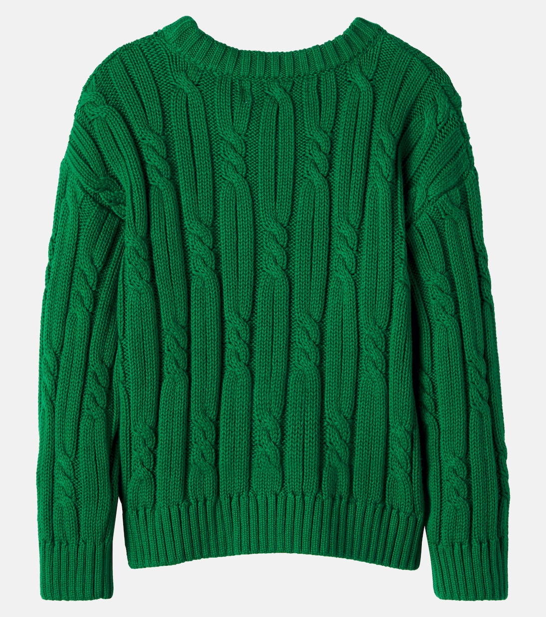 Jersey trenzado Bluebell de algodón | The New Society