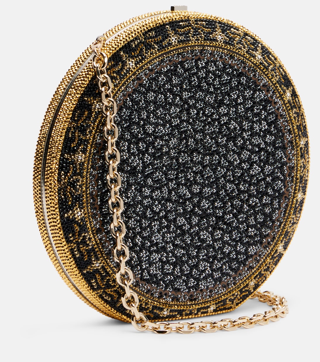 Royal Caviar crystal-embellished clutch | Judith Leiber Couture