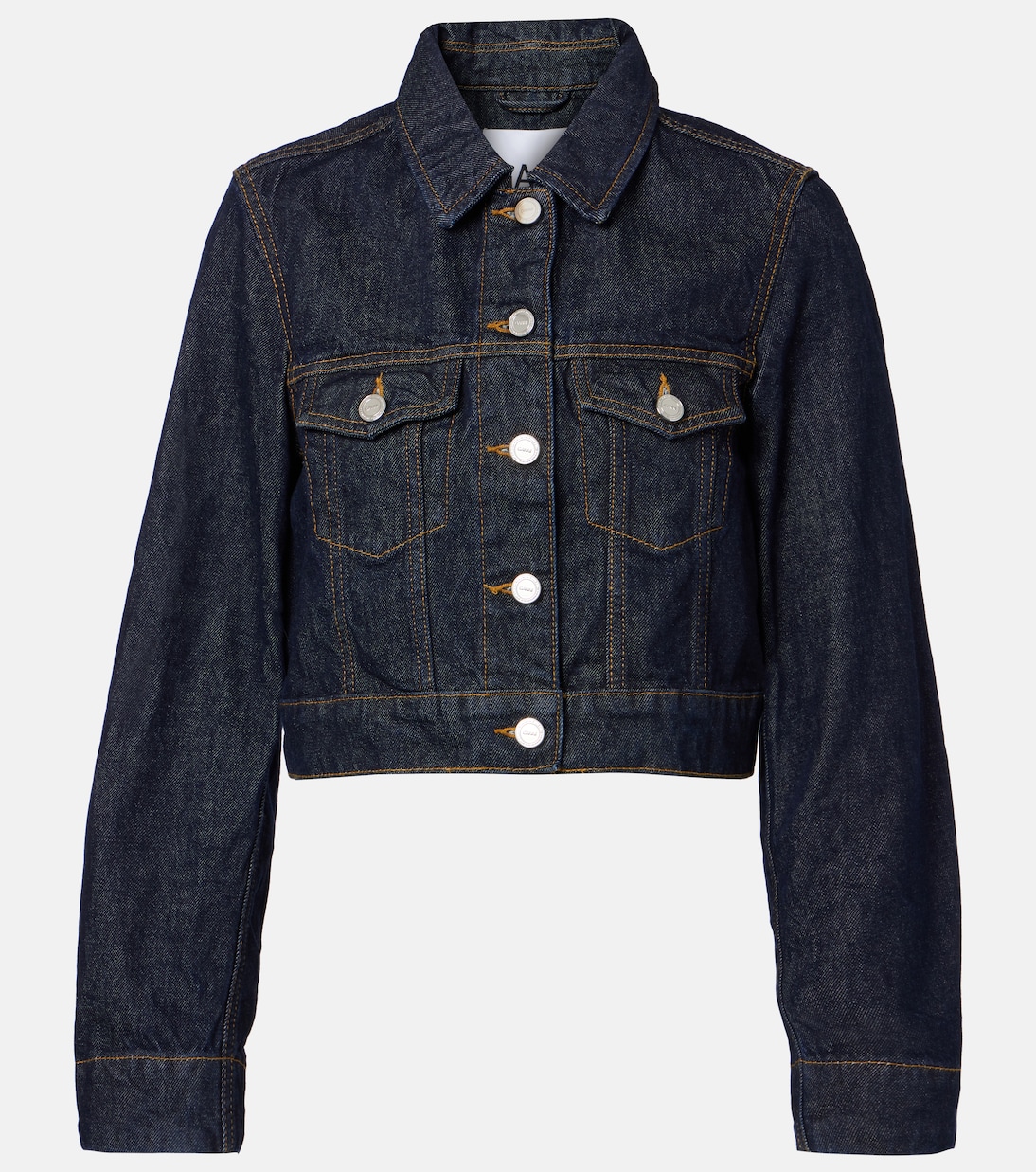 Cropped-Jeansjacke | Ganni