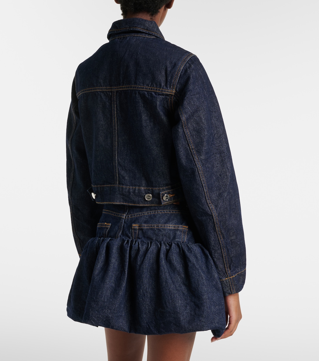 Cropped-Jeansjacke | Ganni