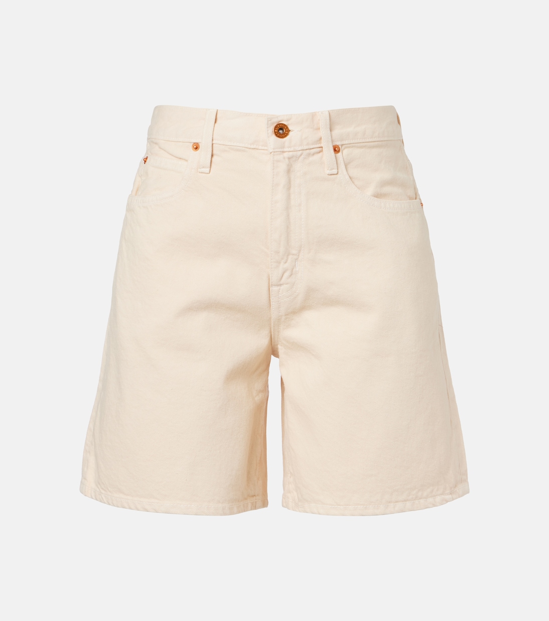 Square denim shorts | Slvrlake