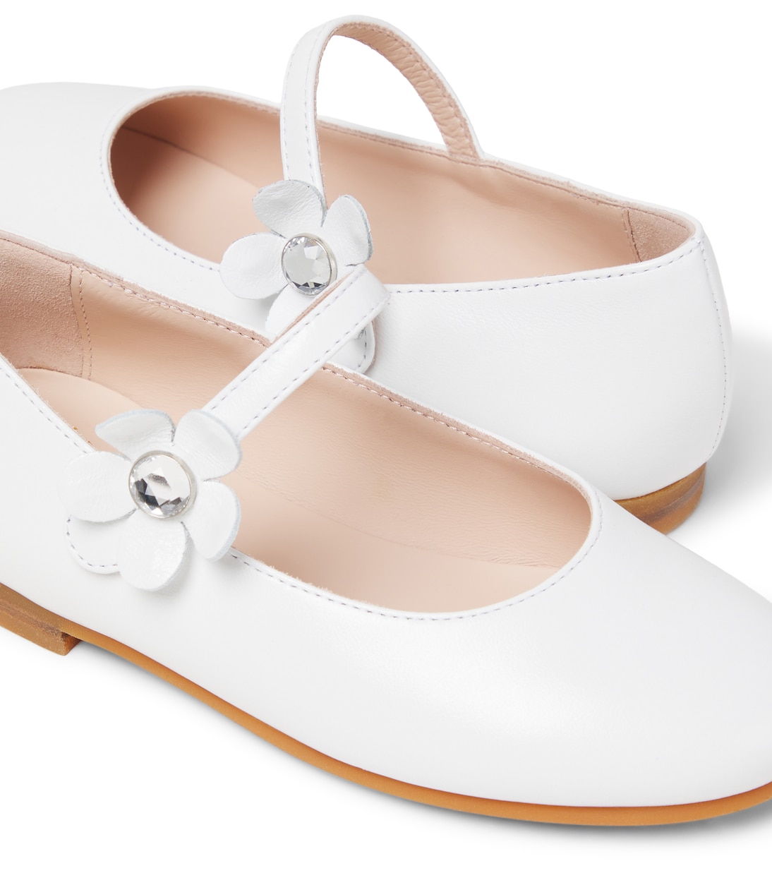 Verzierte Ballerinas aus Leder | Il Gufo