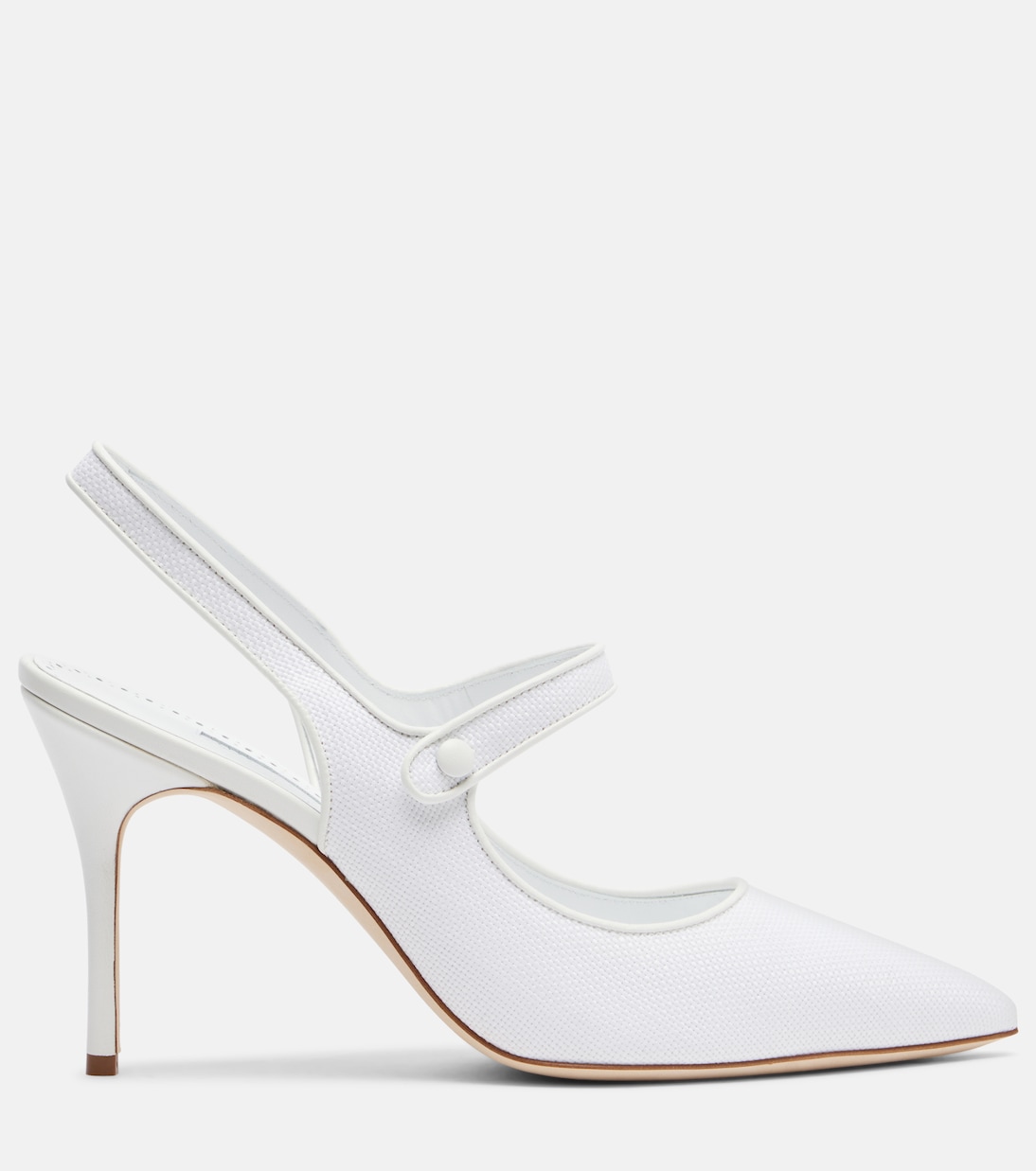 Camparisli 90 raffia slingback pumps | Manolo Blahnik