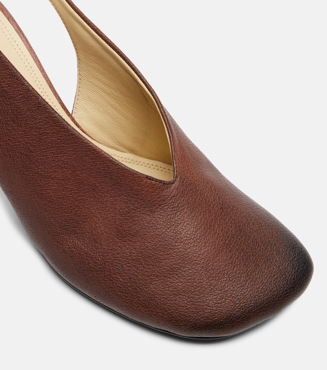 Glove leather slingback pumps | Lemaire