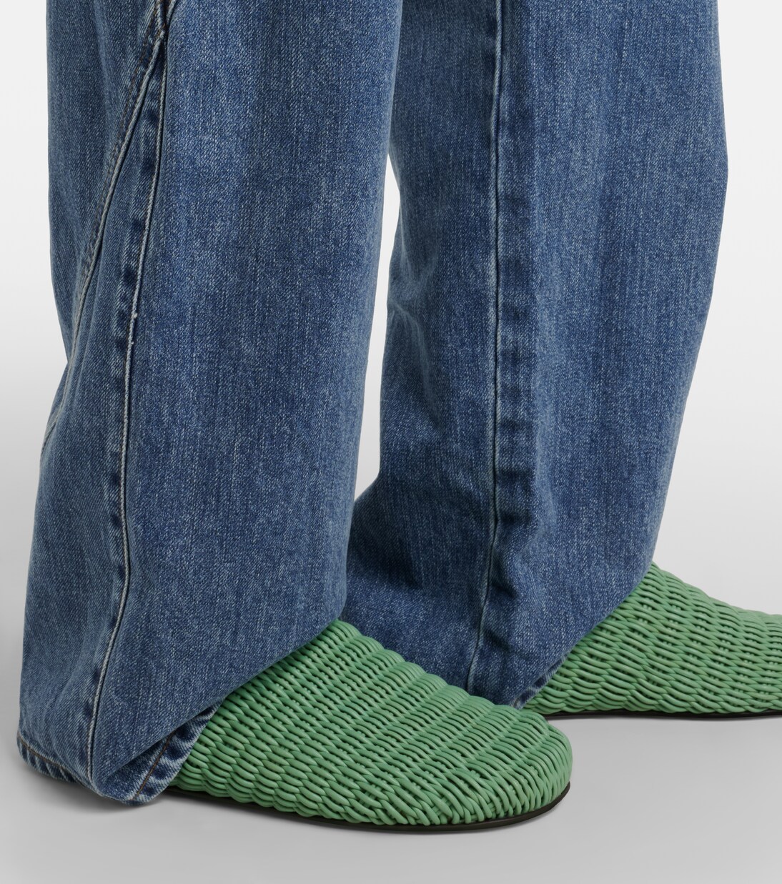 Babouche woven leather loafers | JW Anderson