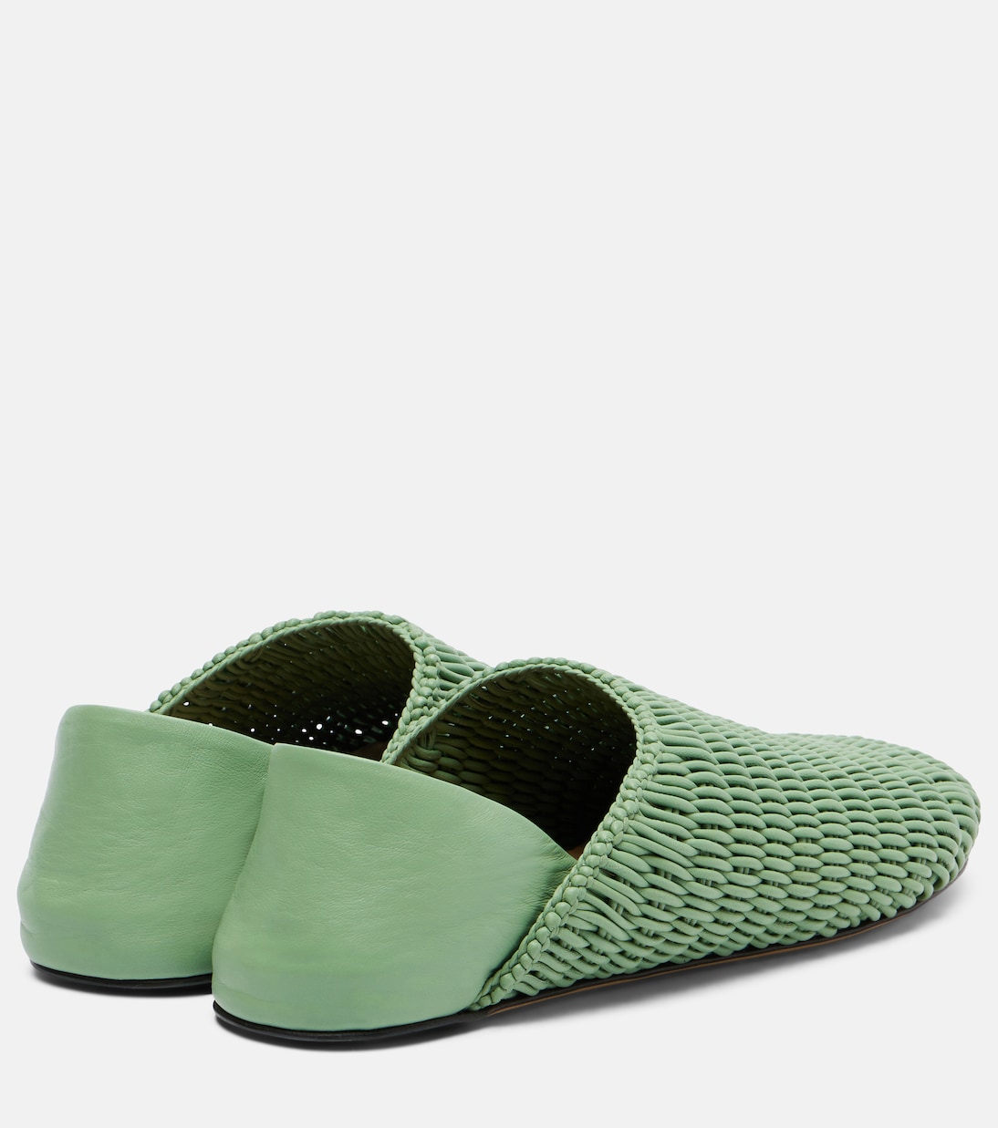 Babouche woven leather loafers | JW Anderson