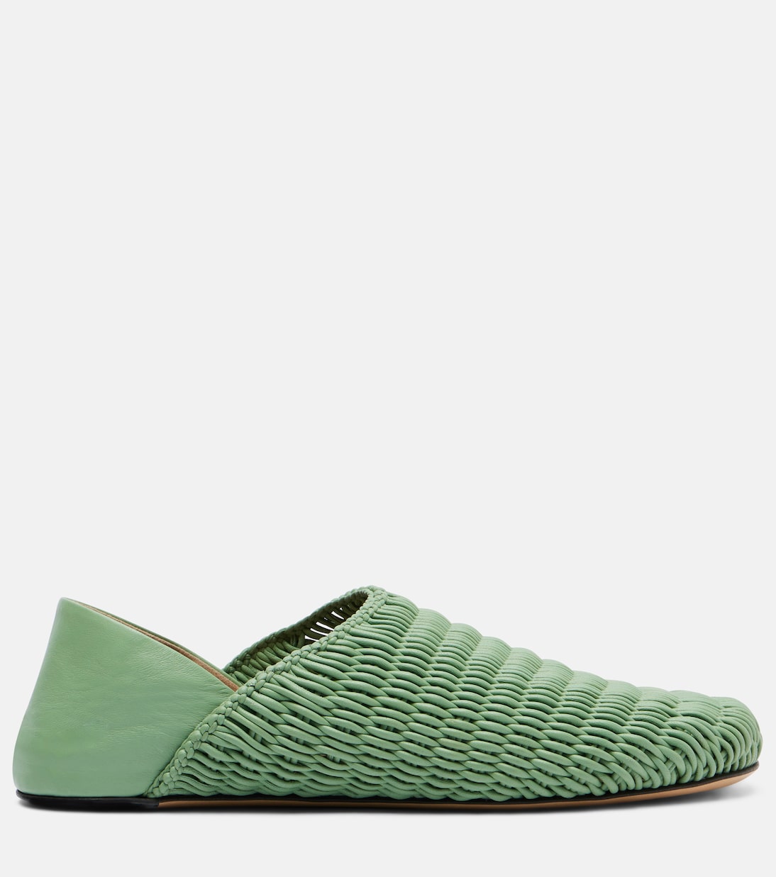 Babouche woven leather loafers | JW Anderson
