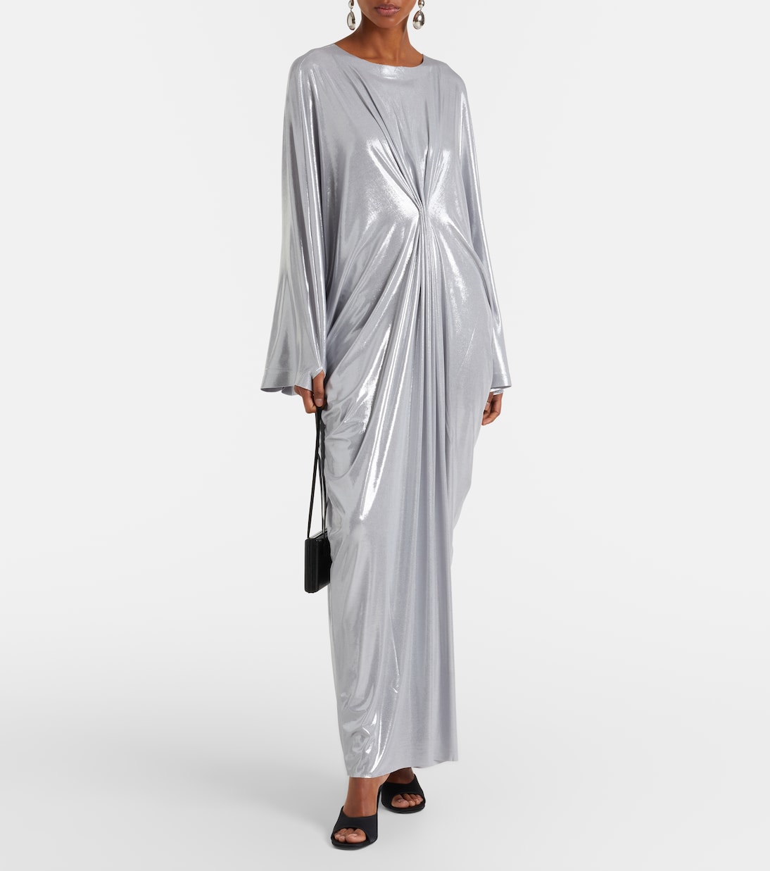 Choir lamé kaftan | Norma Kamali
