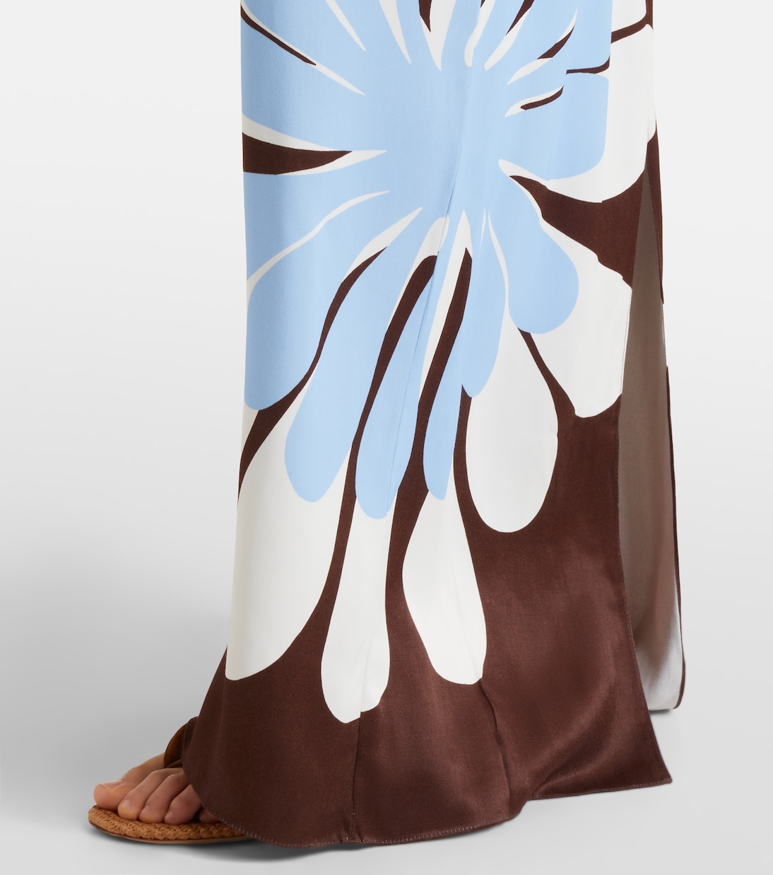 Agnes floral halterneck maxi dress | Cala de la Cruz