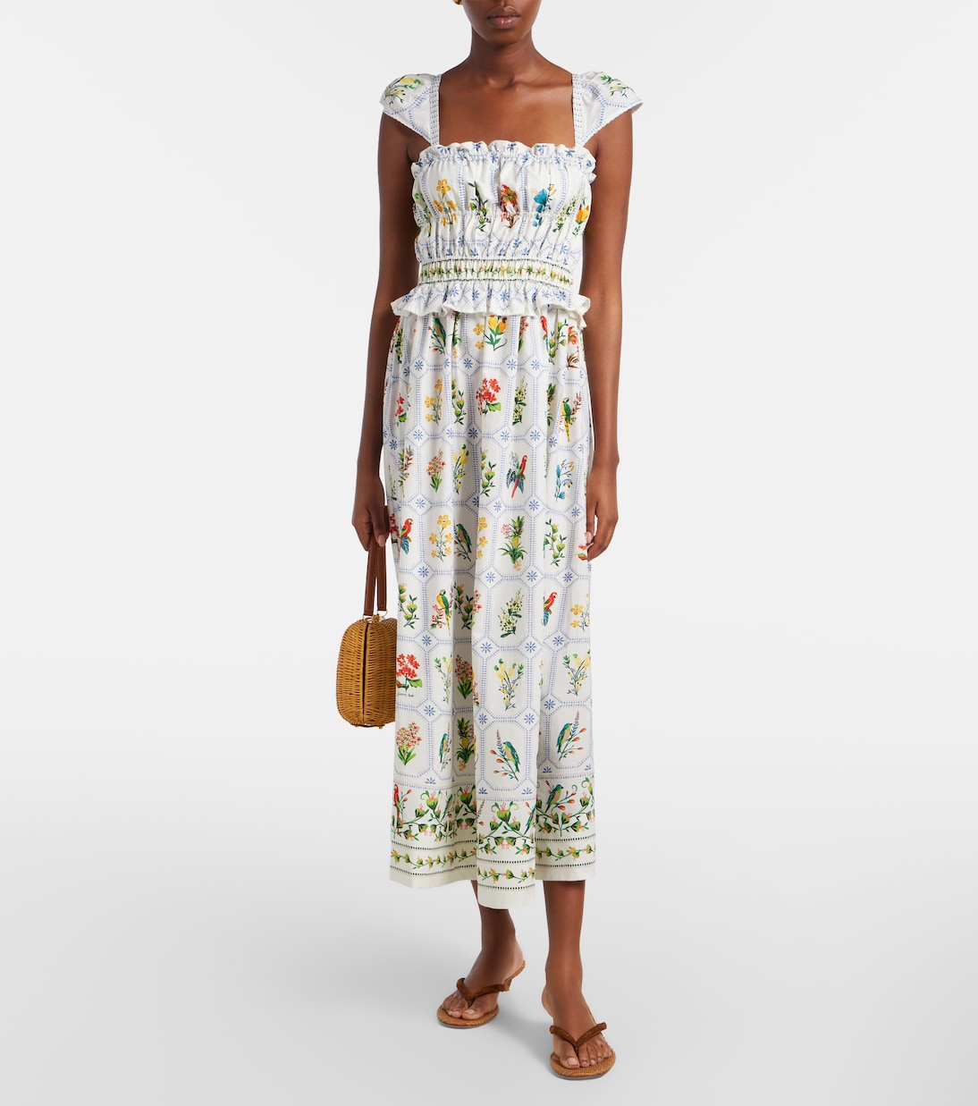 Robe Tropical Porcelain en coton | Farm Rio