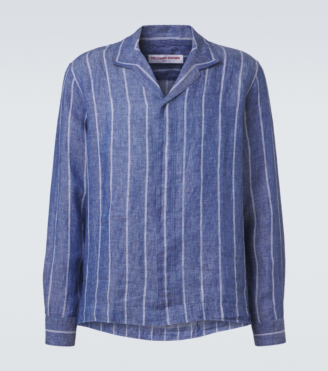 Sylvan striped linen shirt | Orlebar Brown
