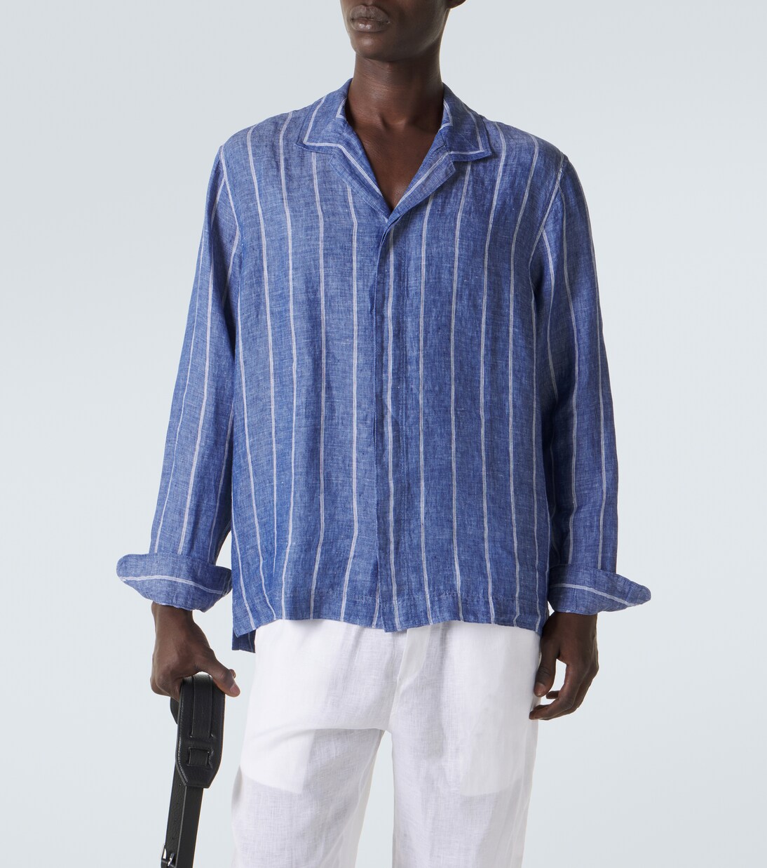 Sylvan striped linen shirt | Orlebar Brown