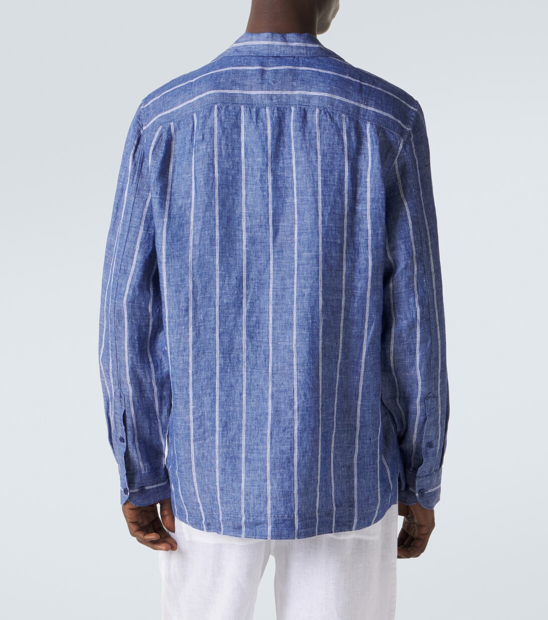 Sylvan striped linen shirt | Orlebar Brown