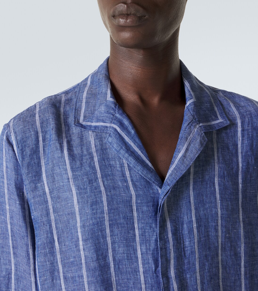 Sylvan striped linen shirt | Orlebar Brown