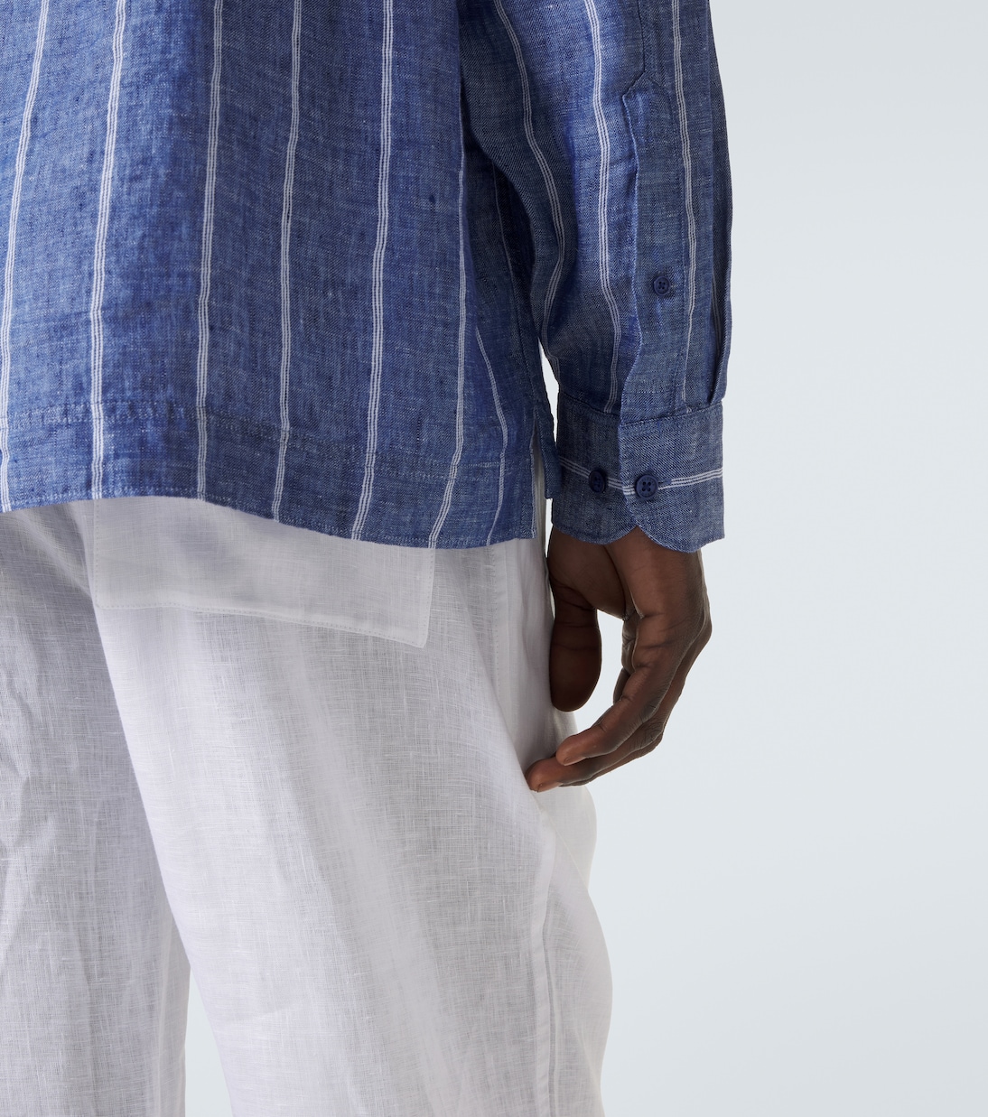 Sylvan striped linen shirt | Orlebar Brown