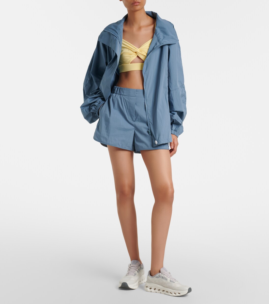 Shell cotton-blend shorts | Norba