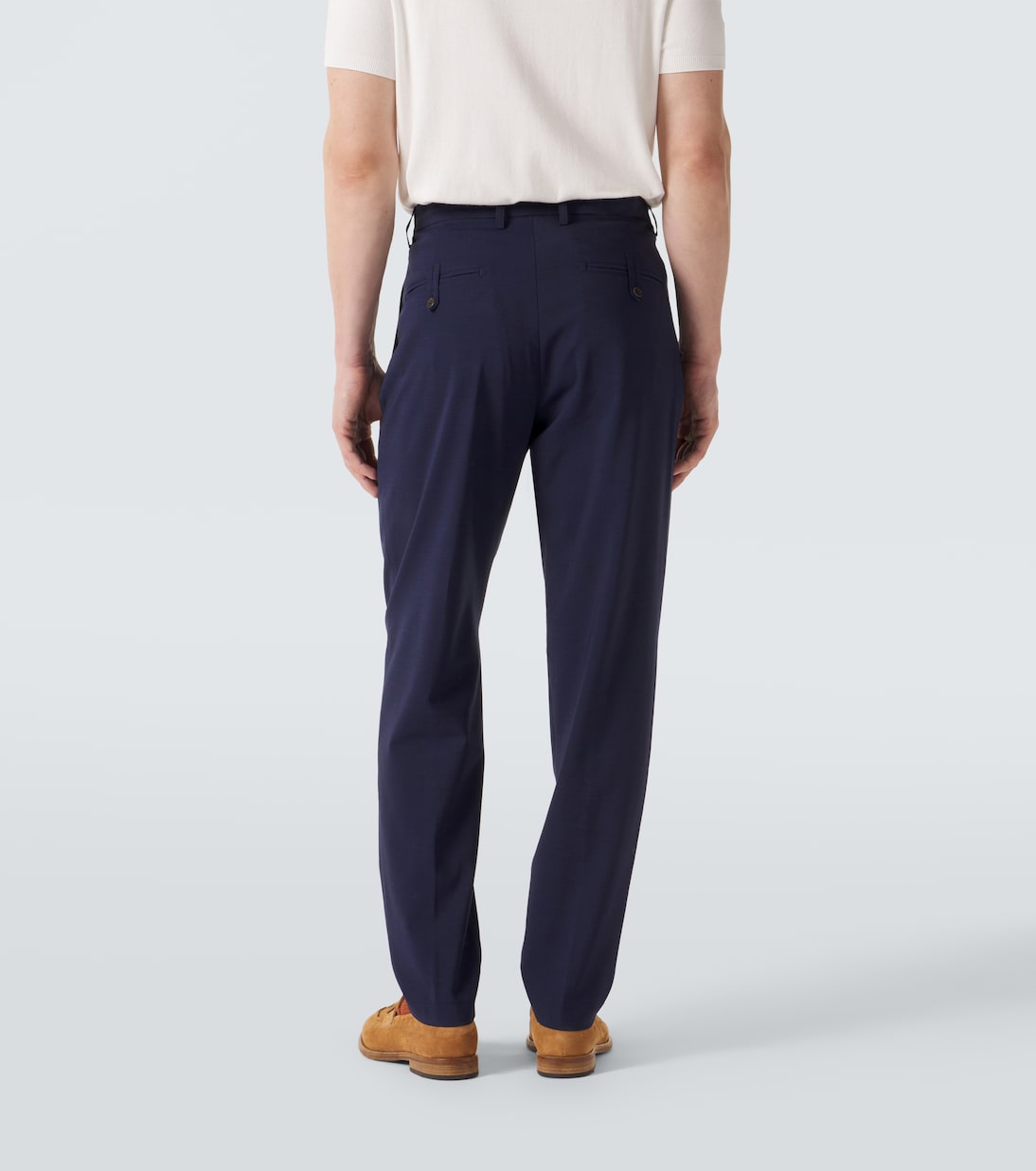 Wool-blend straight pants | Eleventy