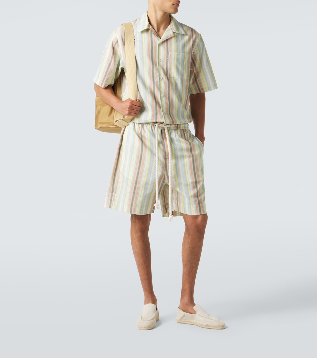 Striped linen shirt | Commas