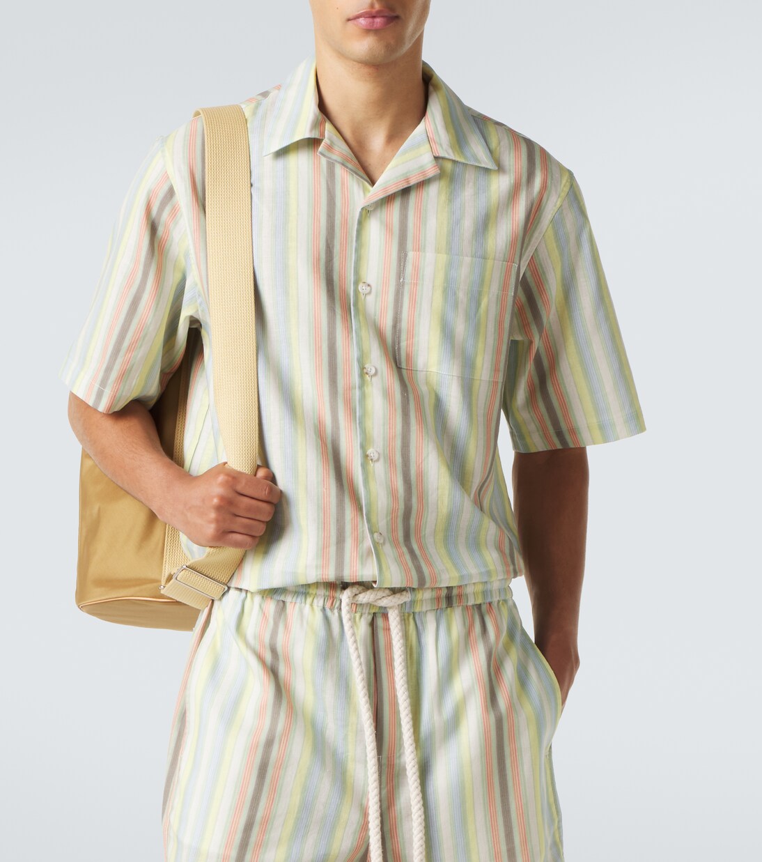 Striped linen shirt | Commas