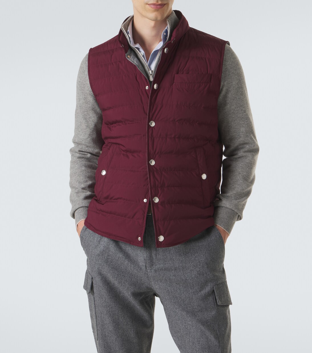 Technical down vest | Brunello Cucinelli