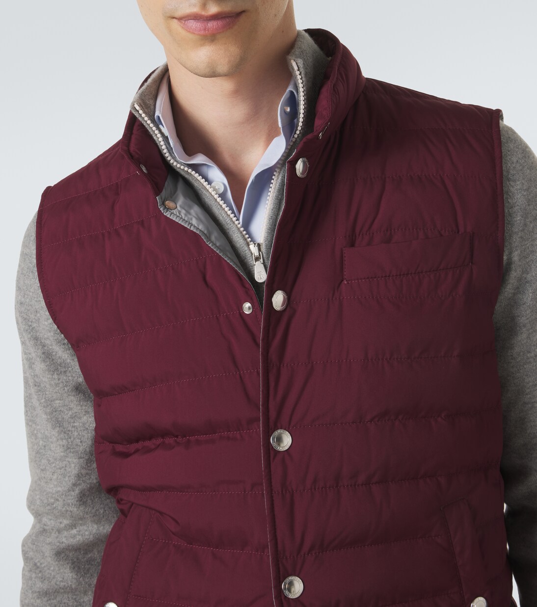 Technical down vest | Brunello Cucinelli