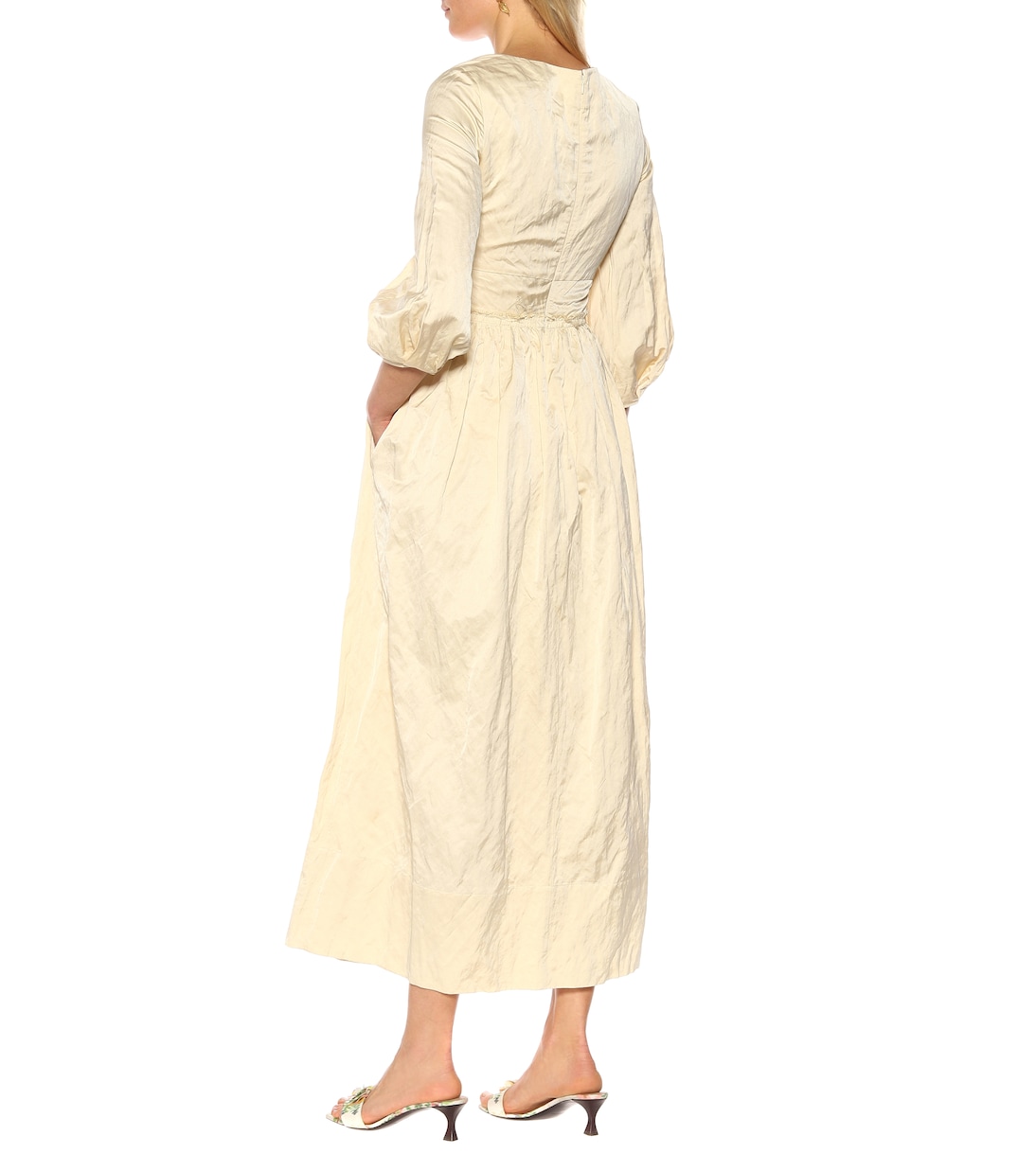 Ondina satin midi dress | Brock Collection