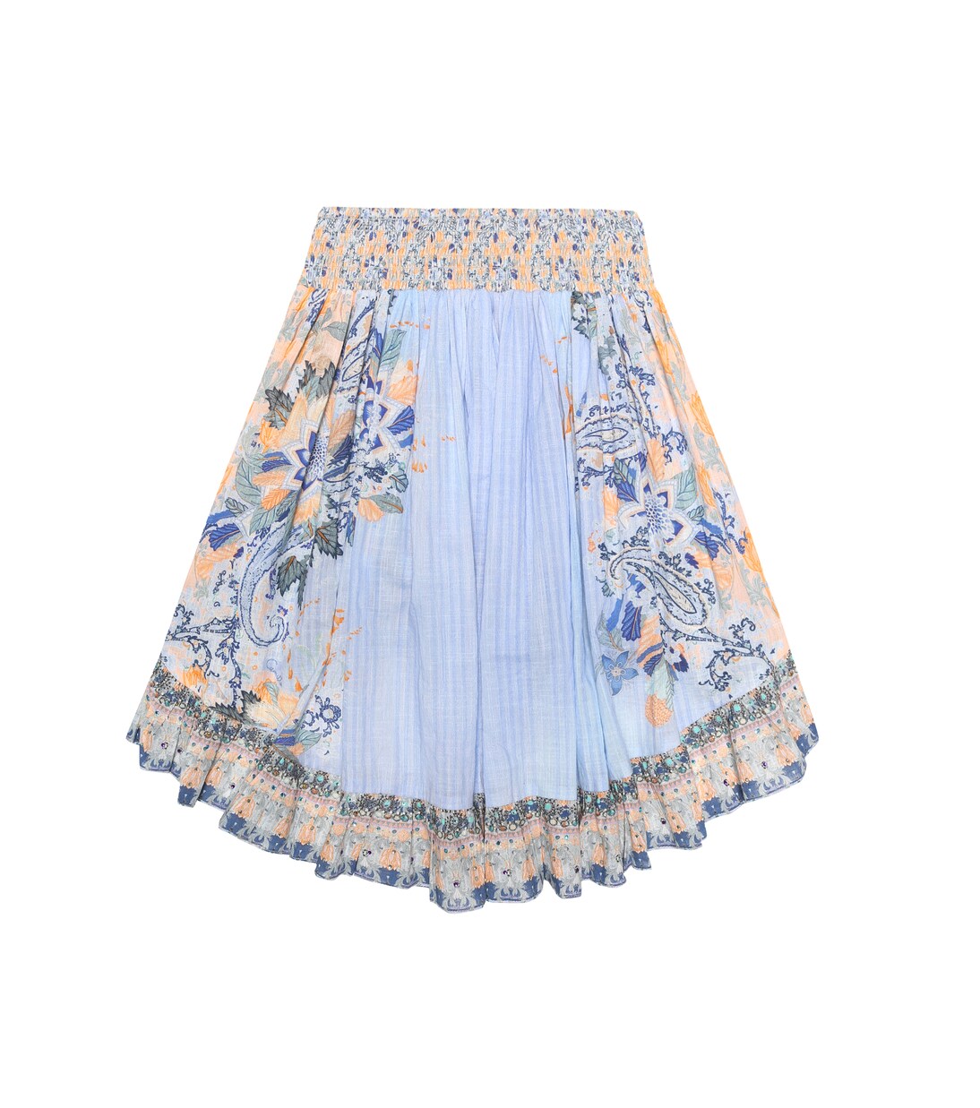 Jupe imprimée en coton à ornements | Camilla Kids