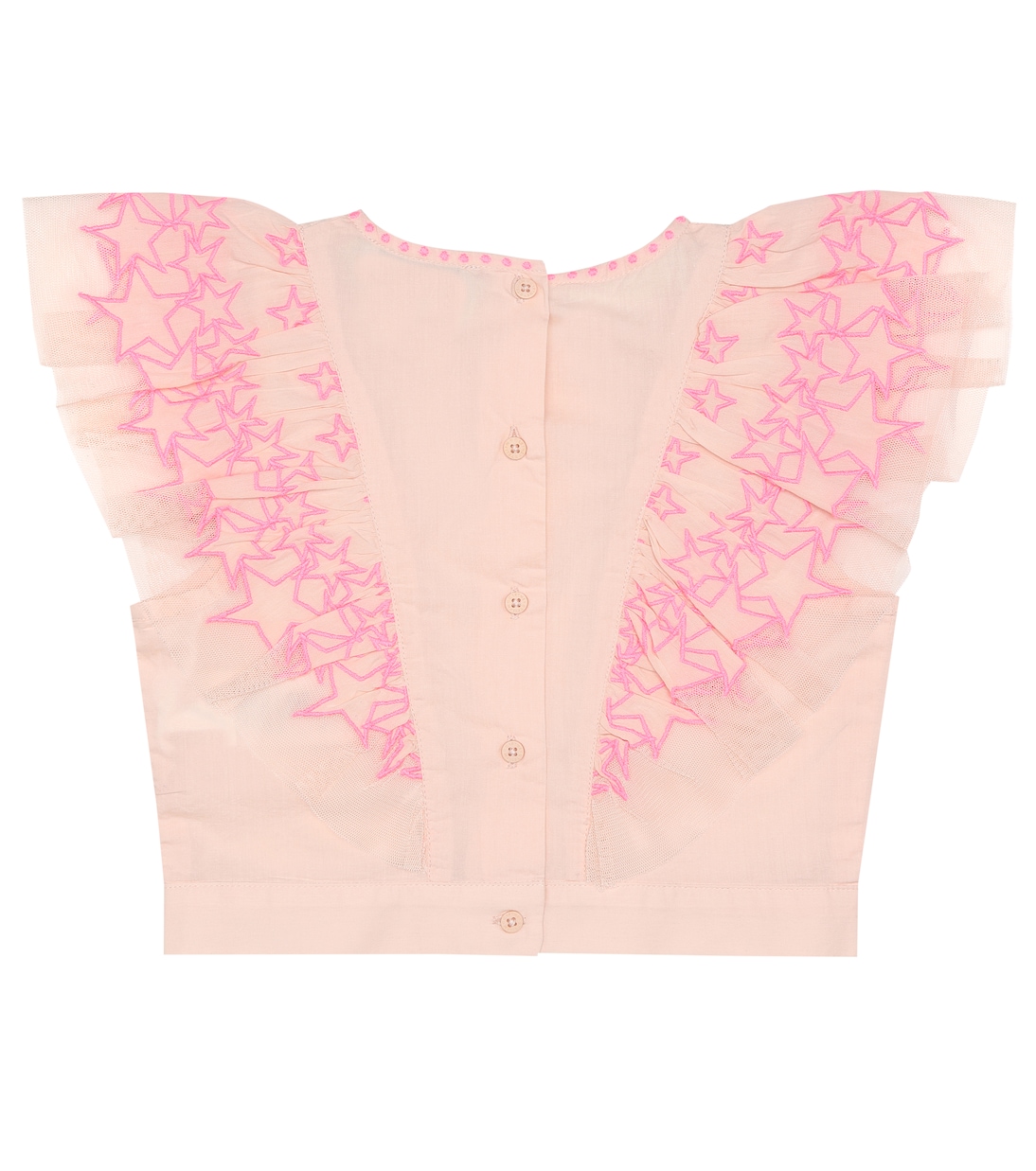 Embroidered cotton top | Stella McCartney Kids