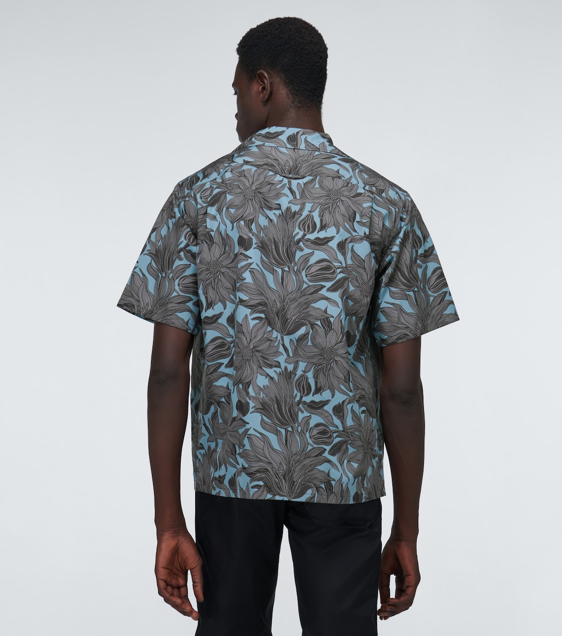 Floral short-sleeved shirt | Prada