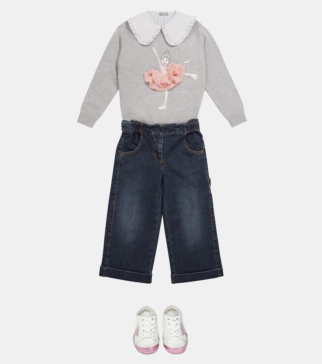 Striped cotton blouse | Il Gufo