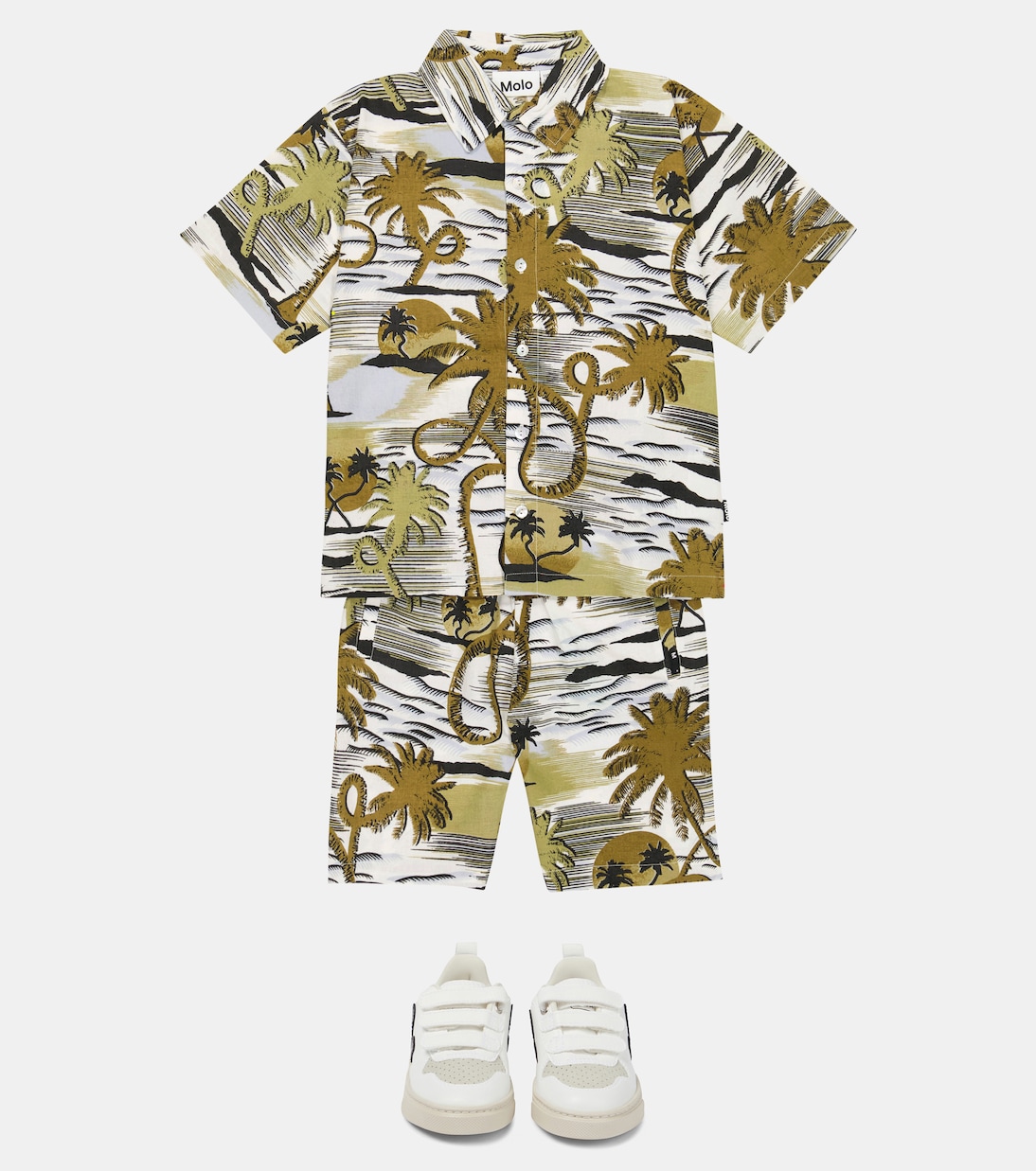 Adi printed cotton shorts | Molo