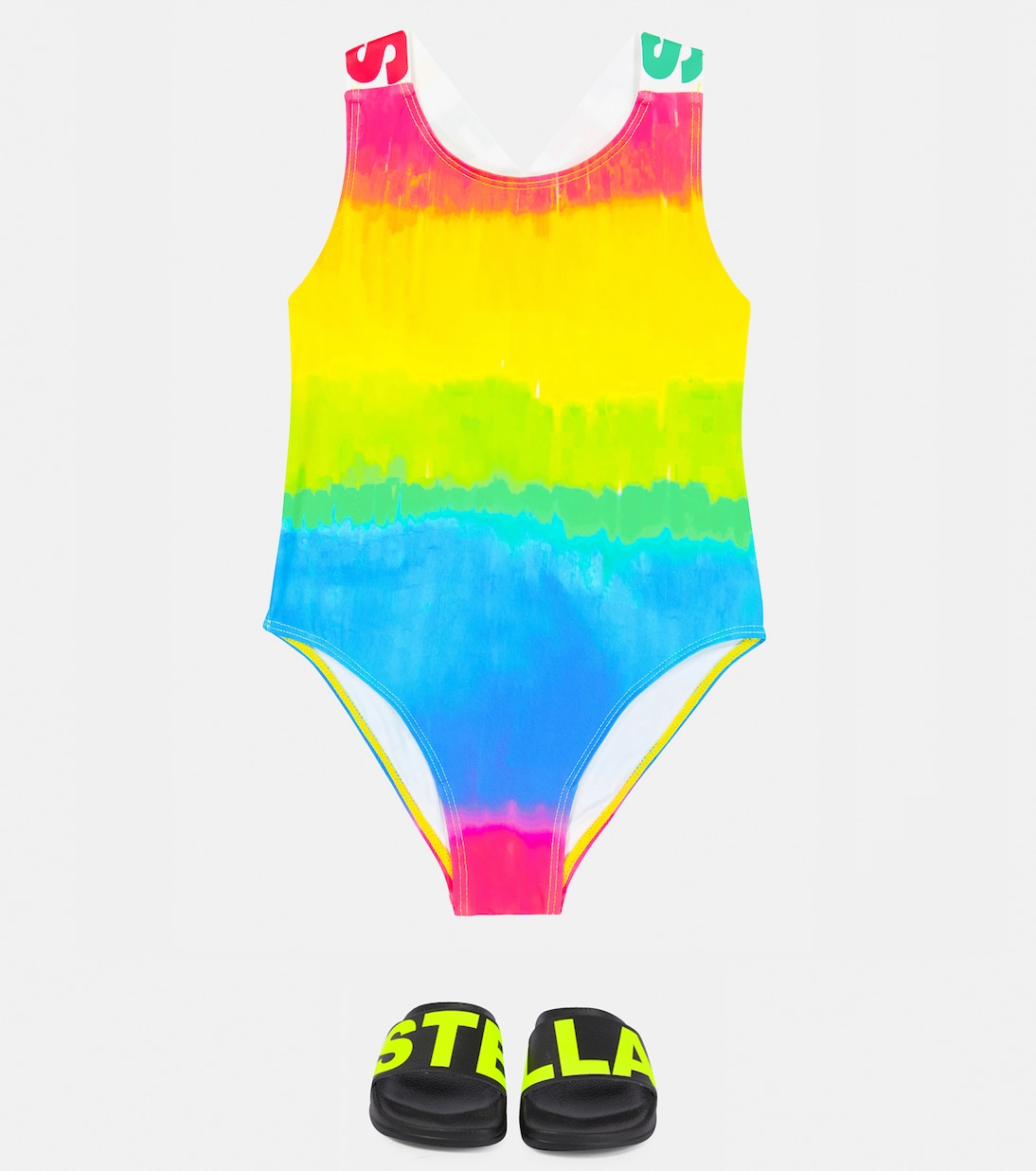 Striped swimsuit | Stella McCartney Kids