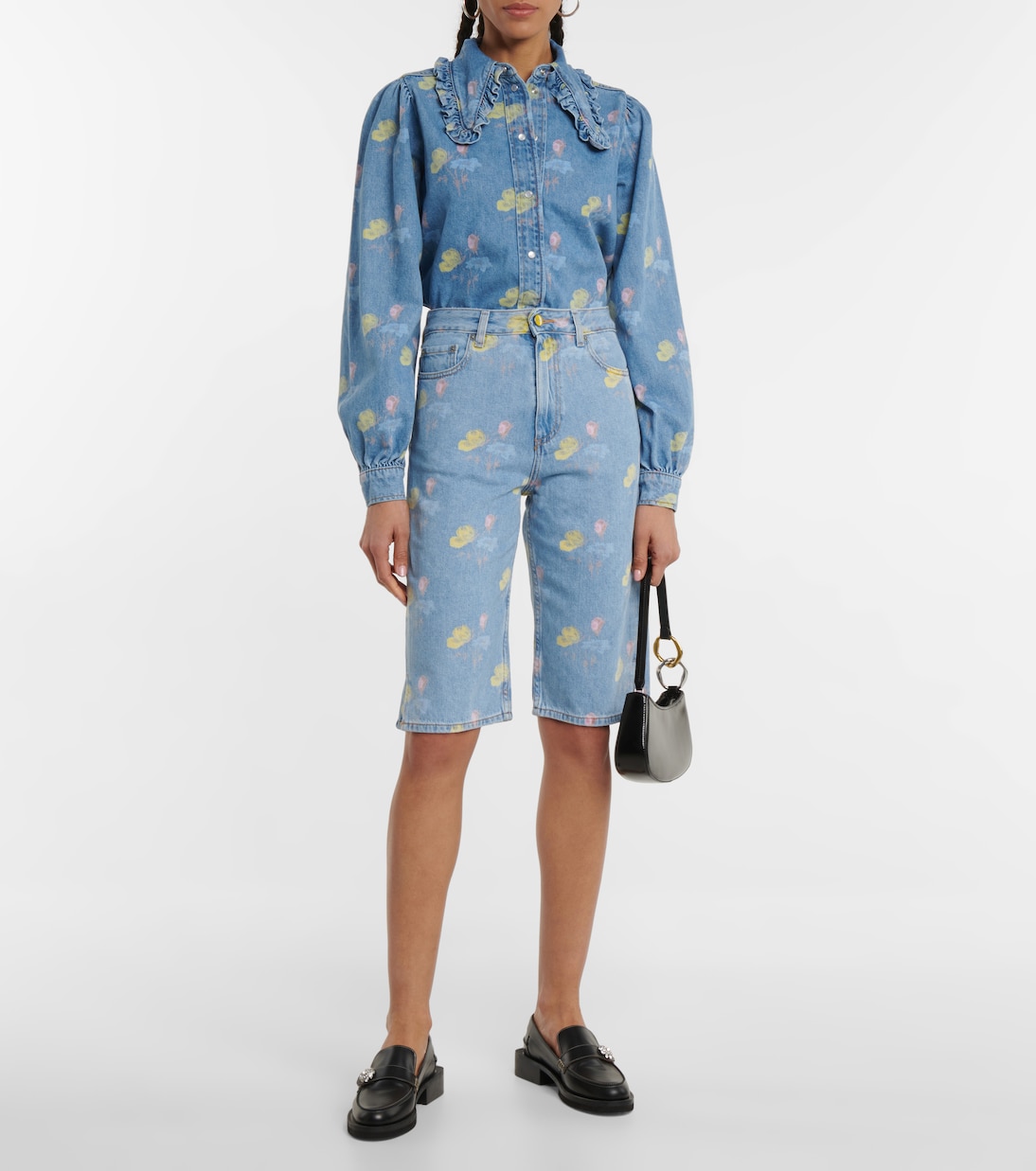 Bermuda-Shorts aus Denim | Ganni