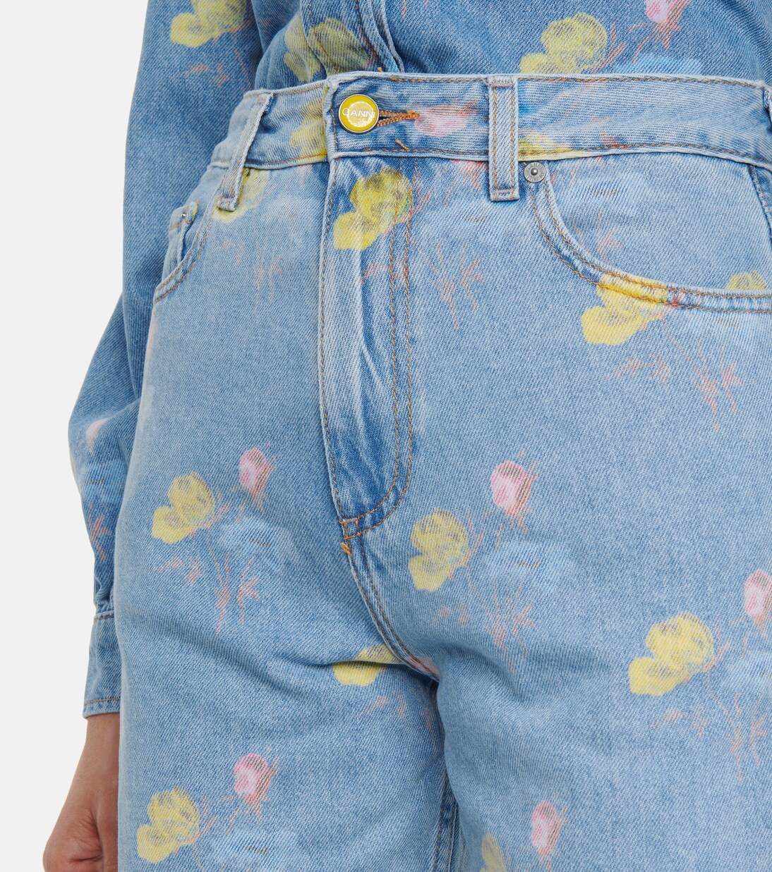 Bermuda-Shorts aus Denim | Ganni